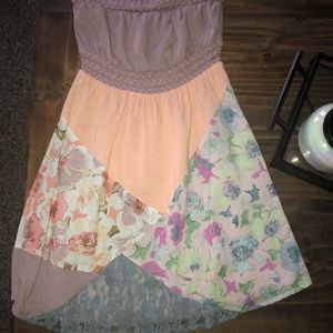 Strapless sundress